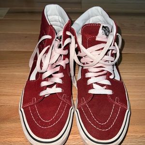 High too old skool maroon vans